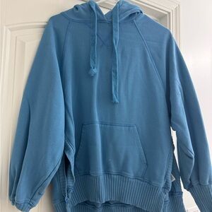American Eagle Outfitters Blue Hoodie Sweater